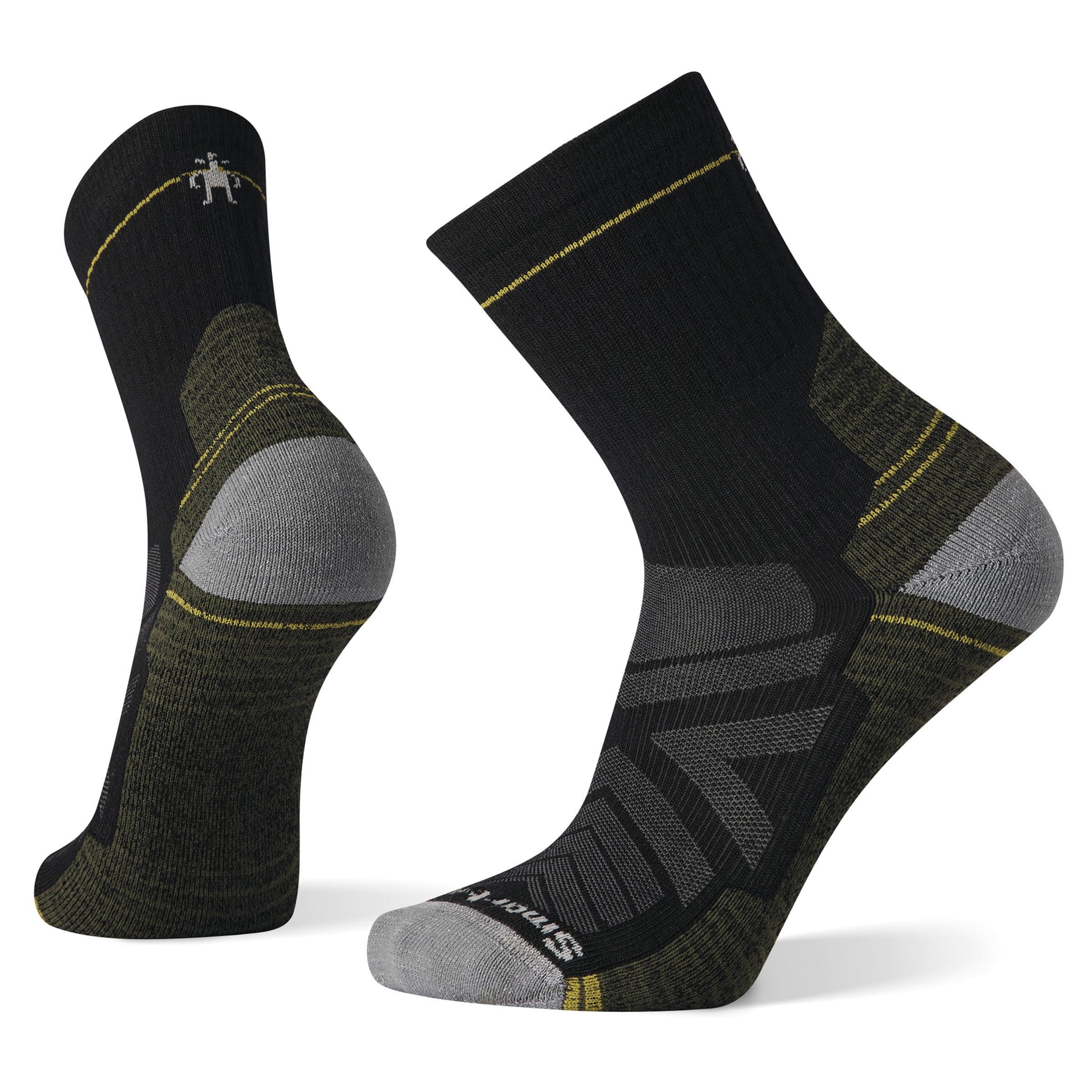 Calcetines SmartWool Hike Light Cushion Mid Crew, negro, mediano