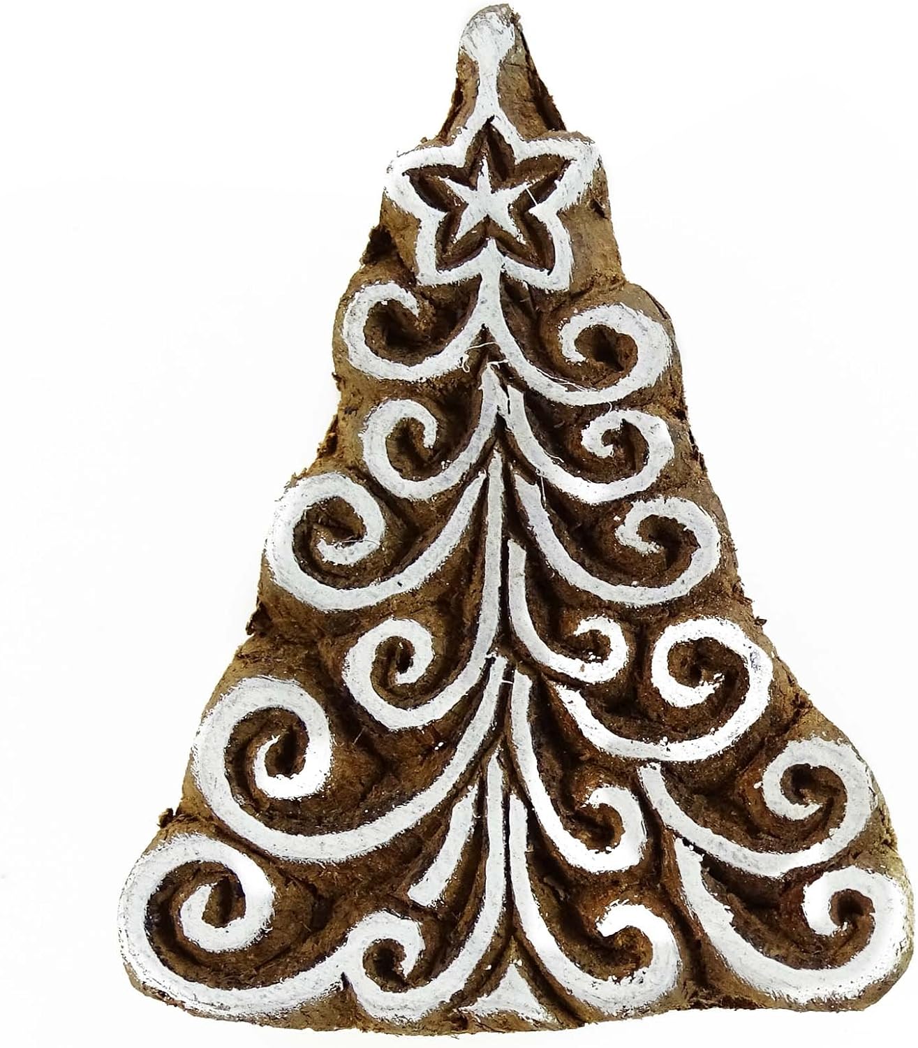 christmas wooden printing blocks