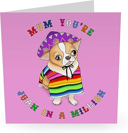 Central 23 Biglietto Per La Festa Della Mamma You Re Juan In A Million Divertente Compleanno Mamma Mamma Mamma Genitori Con Divertenti Adesivi Amazon It Cancelleria E Prodotti Per Ufficio