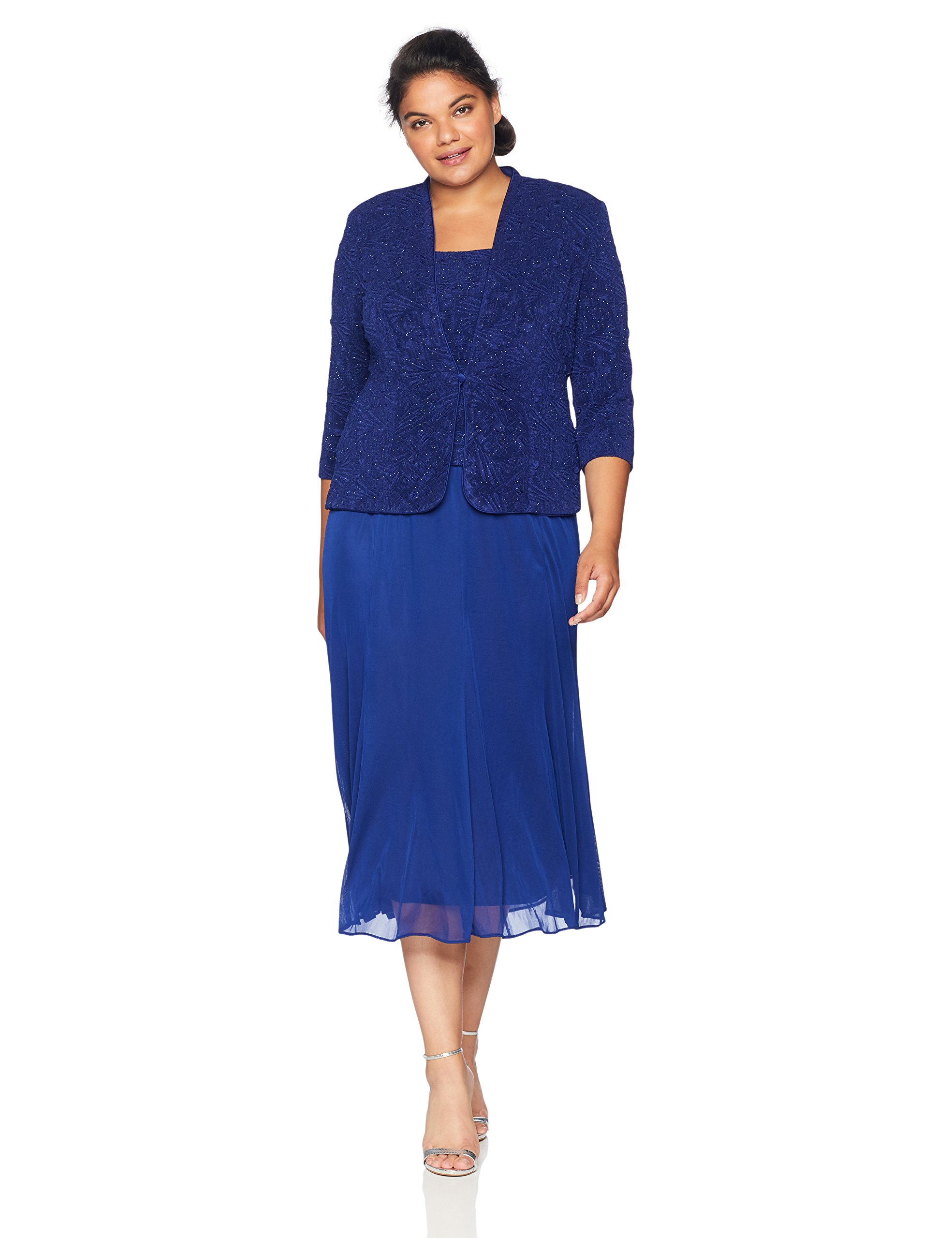 alex evenings jacquard jacket dress