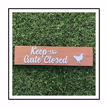 Evan332eddie Panneau En Bois Avec Inscription Poulailler En