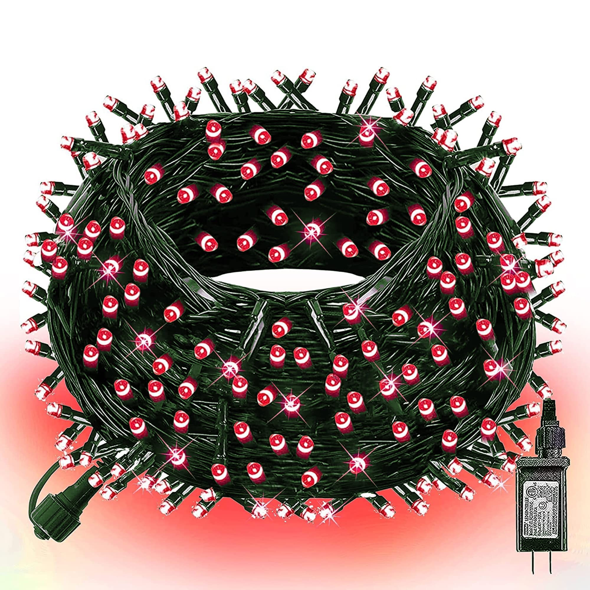 Dazzle Bright 300 LED Christmas String Lights, 100