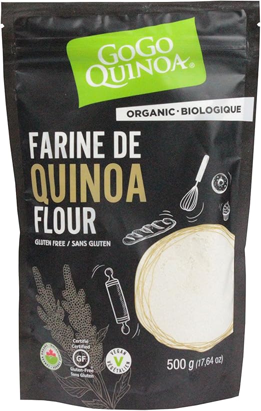 GoGo Quinoa Flours and Baking SuppliesQuinoa Flour, 500g Amazon.ca