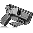 IWB Holster Compatible with Glock 19 Gen 3-5 Glock 23/32 Gen 3-4 Glock 19X/44/45, Inside Waistband Carry Holster Compatible with G19 G19x G23 G32 G45, 9mm Holster, Available in Kydex and Polymer