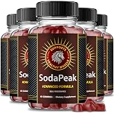 Soda Peak Gummies, Official SodaPeak Supplement Gummy - Maximum Strength, All Natural Formula for Energy, Stamina and Performance, Advanced Formula Soda Peak Health Support Reviews (5 Pack)
