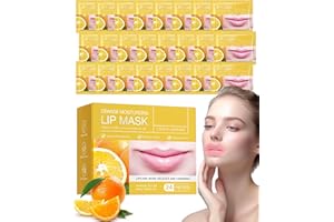 Collagen Crystal Lip Mask Set, 24 Pcs VC Lip Pads for Lips Care Repair, Moisturizing Hydrating Reduce lips line Lip Patches f