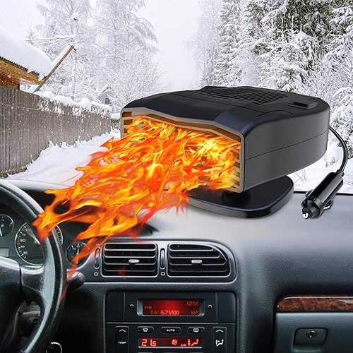 Cigarette Lighter Halfords 12V Portable Car Heater & Defroster