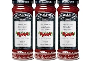 VALUBNDL: ST DALFOUR JAM SPREAD - Confiture Tartinade - Royale Jams 100 Percent from Fruits - No Added Sugar All Natural - Cu