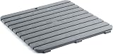 TATAY Square Shower Floor Plastic Wood Effect Anti Slip UV Protected view 1