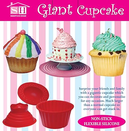 Giant Cupcake Mould Big Top Cupcake Bake Set Baking Amazon Ca