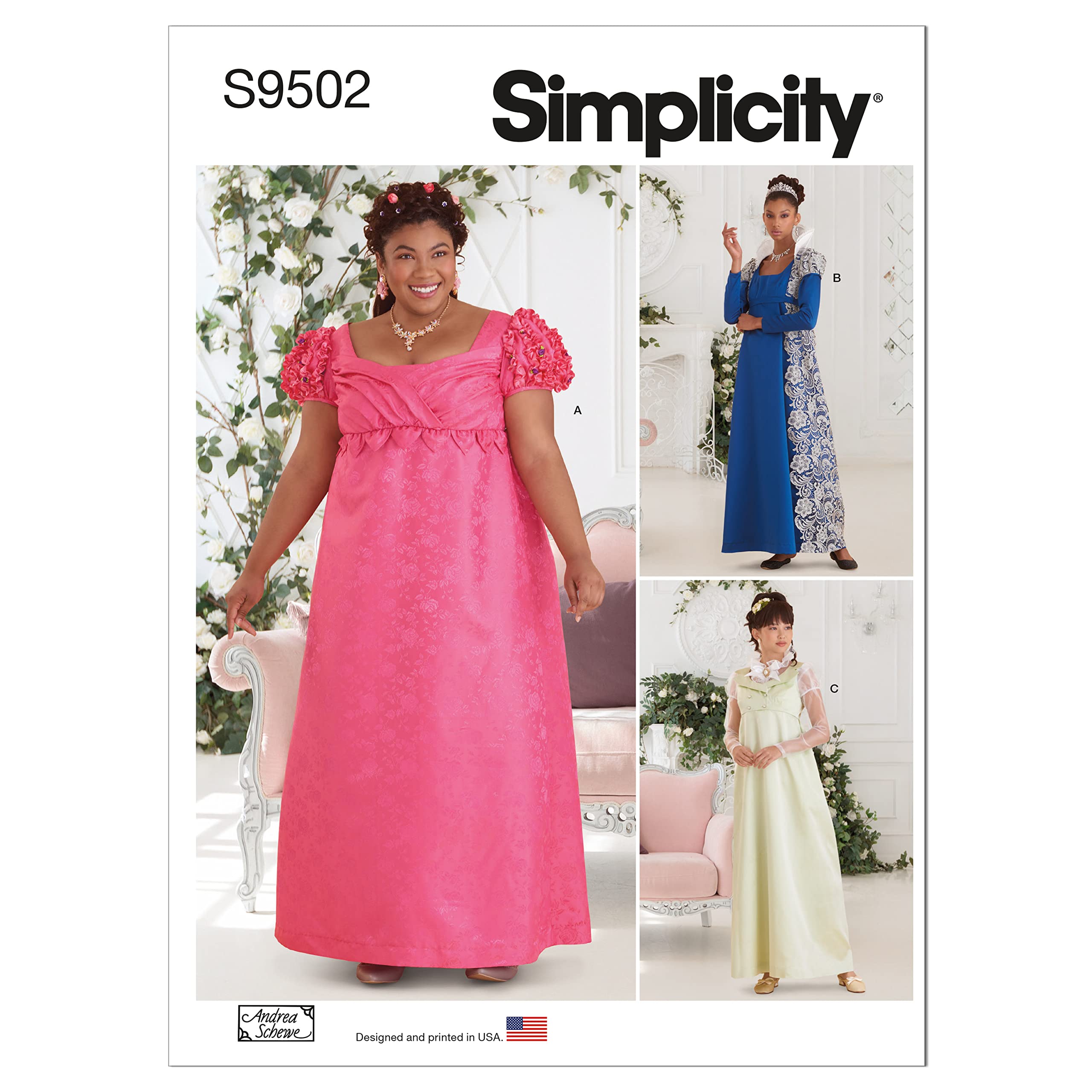 Simplicity SS9502BB Misses/Plus Size Costume BB (20W-22W-24W-26W-28W)