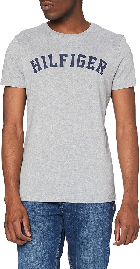 Amazon Co Jp Tommy Hilfiger メンズ アーチ型ロゴtシャツ ブルー Us サイズ Large カラー グレー 服 ファッション小物