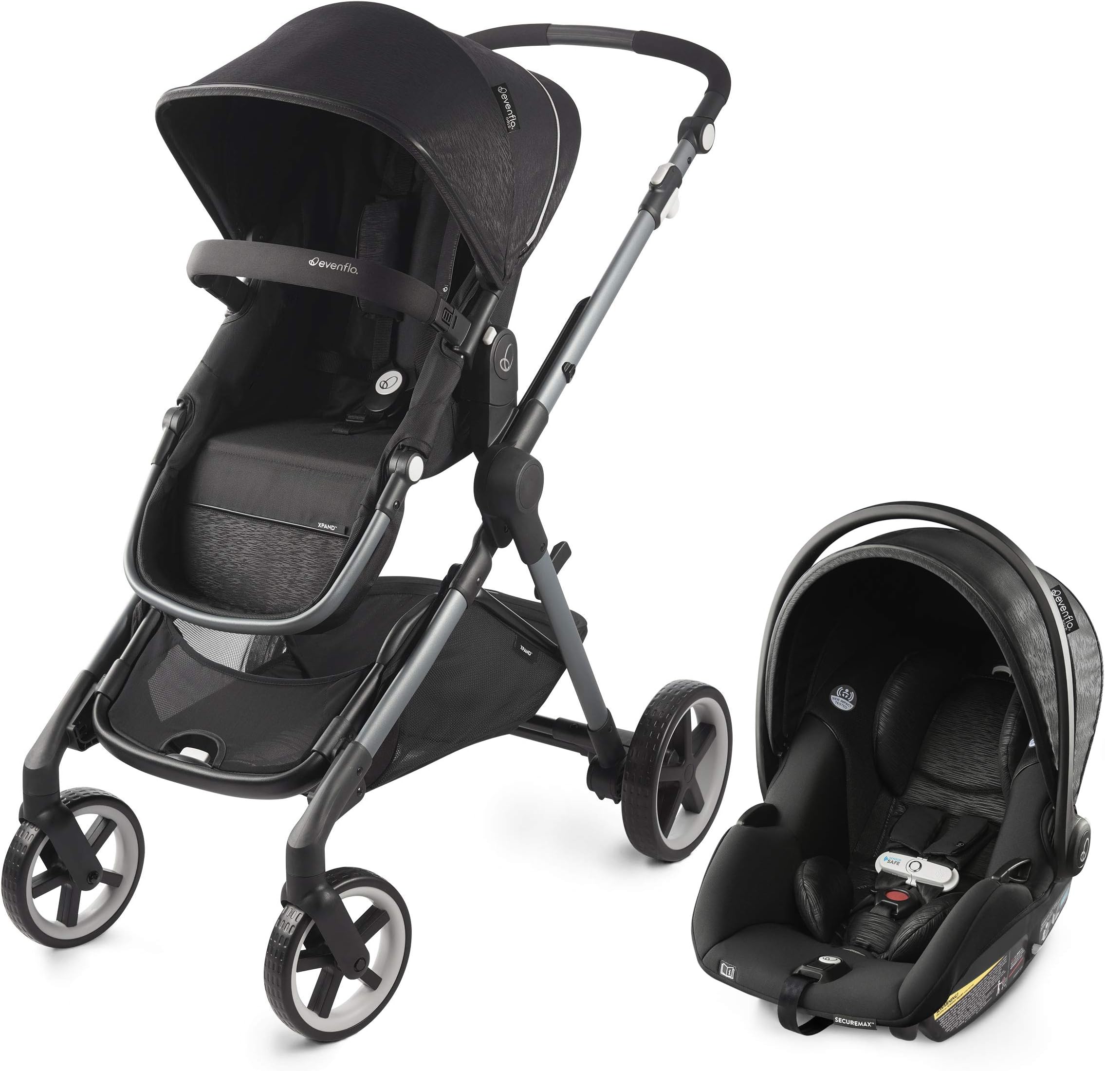 evenflo gold pivot xpand smart modular travel system