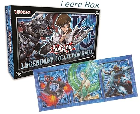 Yugioh - LEERE Legendary Collection Box Kaiba + Spielmatte - Deutsch