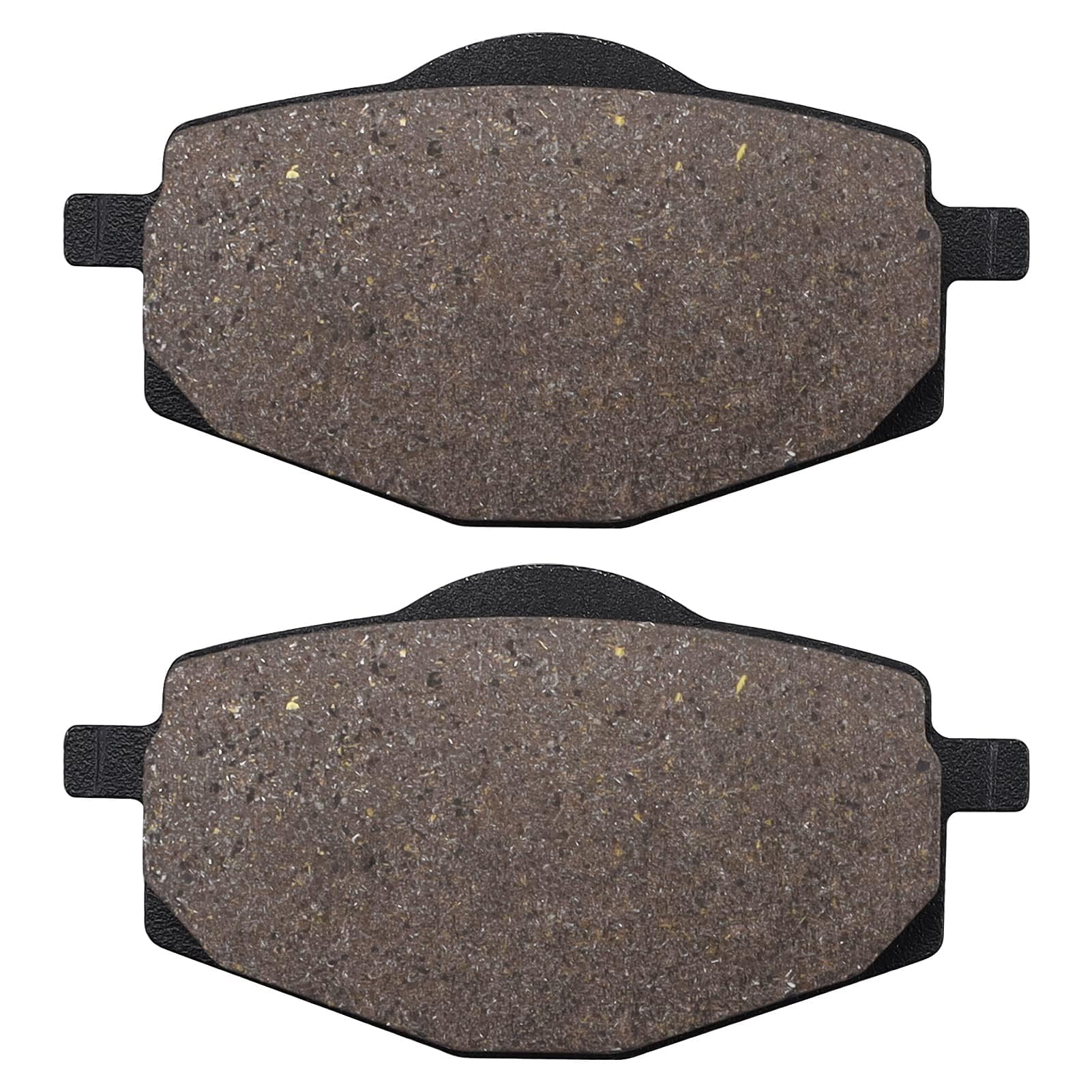 Cyleto Front Brake Pads for Yamaha 125 DT125 1986 1987 / DT125 2005 2006 2007 / YBR125 2005 2006
