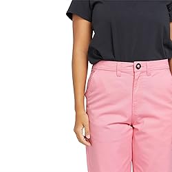 Volcom Womens Thisthatthem Skate Relaxed Fit Chino