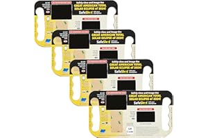 SafeShot™ Solar Eclipse Viewer: Safely View The Great American Solar Eclipse with Your Eyes and Record with Your Smartphone - Pack of 1