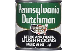 Pennsylvania Dutchman Canned Mushrooms - 12/4 oz. cans
