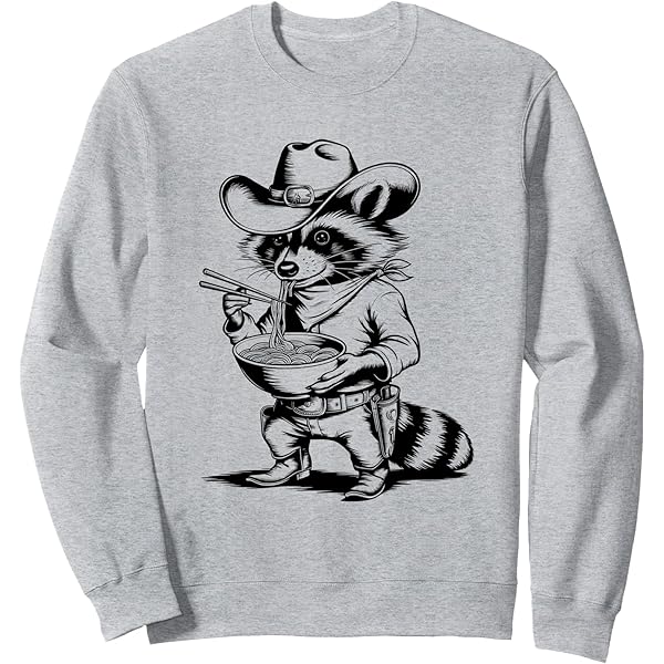HYKE - HYKE RACCOON SWEATER add Funny Raccoon Hoodie, Racoons Howling at the Moon, Trash