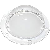 Acrylic Dome/Plastic Hemisphere - Clear - 1.5" Diameter, 1/4" Flange with Pre-Drilled Holes