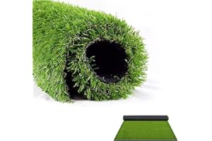 LITA Thick Artificial Grass Turf Lawn Customized Size 6.5 x 10 Feet, 1.38" Indoor Outdoor Garden Lawn Landscape Synthetic Grass Mat Fake Grass Rug
