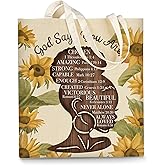 AUSVKAI Canvas Tote Bag for Women, Aesthetic Cute Grocery Grocery Reusable Cotton Gift Bag for Shooping Beach Trendy Gifts | Aesthetic, Cute, Grocery, Reusable, Gift Bag, for Shopping