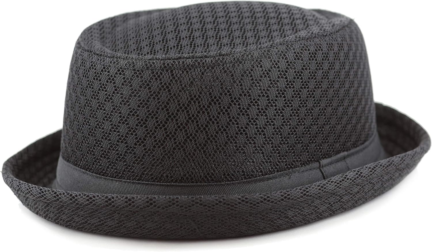 The Hat Depot Unisex Light Weight Classic Soft Cool Mesh Pork Pie hat at  Men’s Clothing store