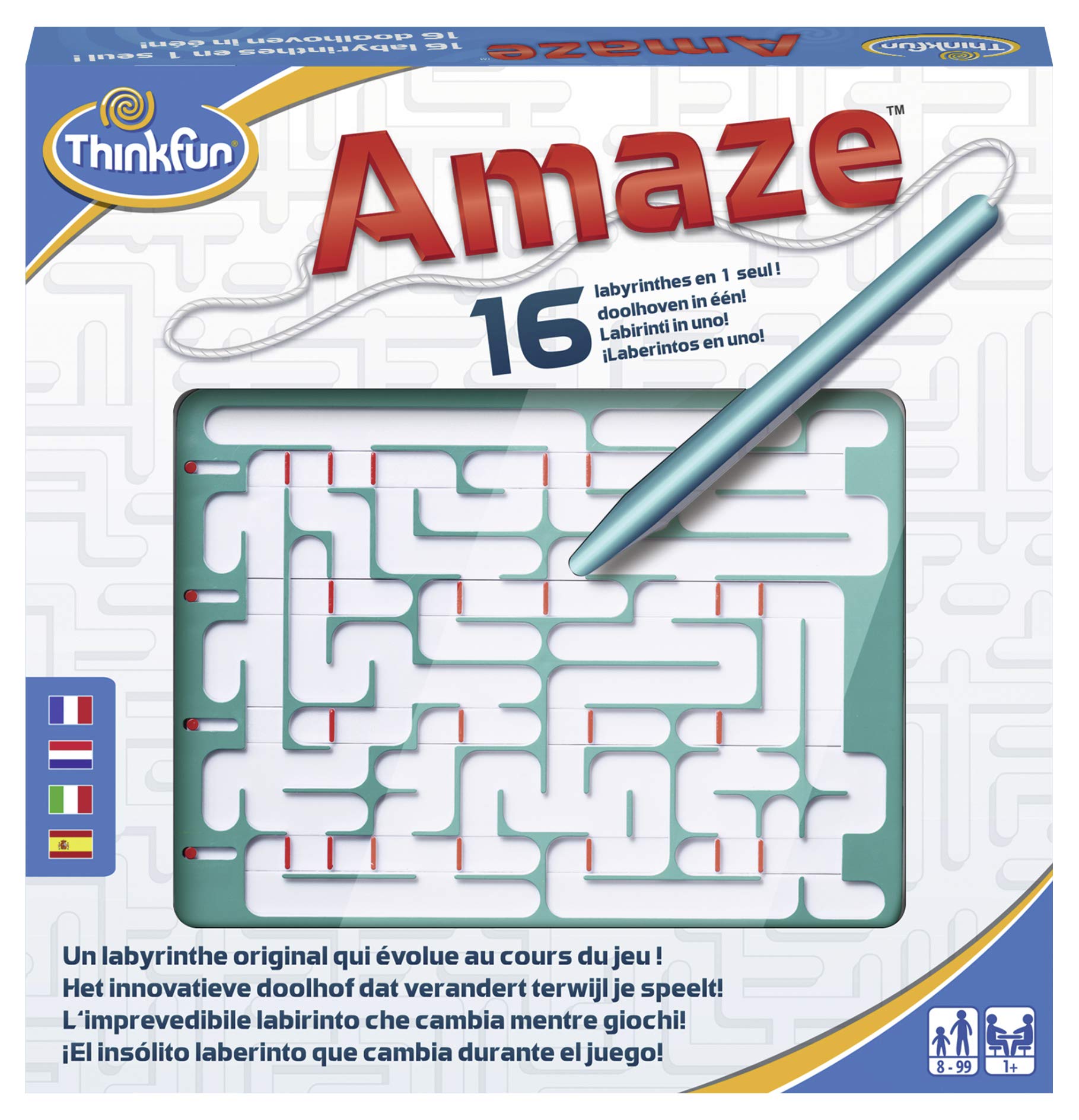 Ravensburger- Amaze ThinkFun Board Game, 76365