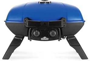 Napoleon - TravelQ 285 Portable Propane Gas Grill, Blue - 2 Burners, For Tailgating, Camping, And Small Outdoor Spaces