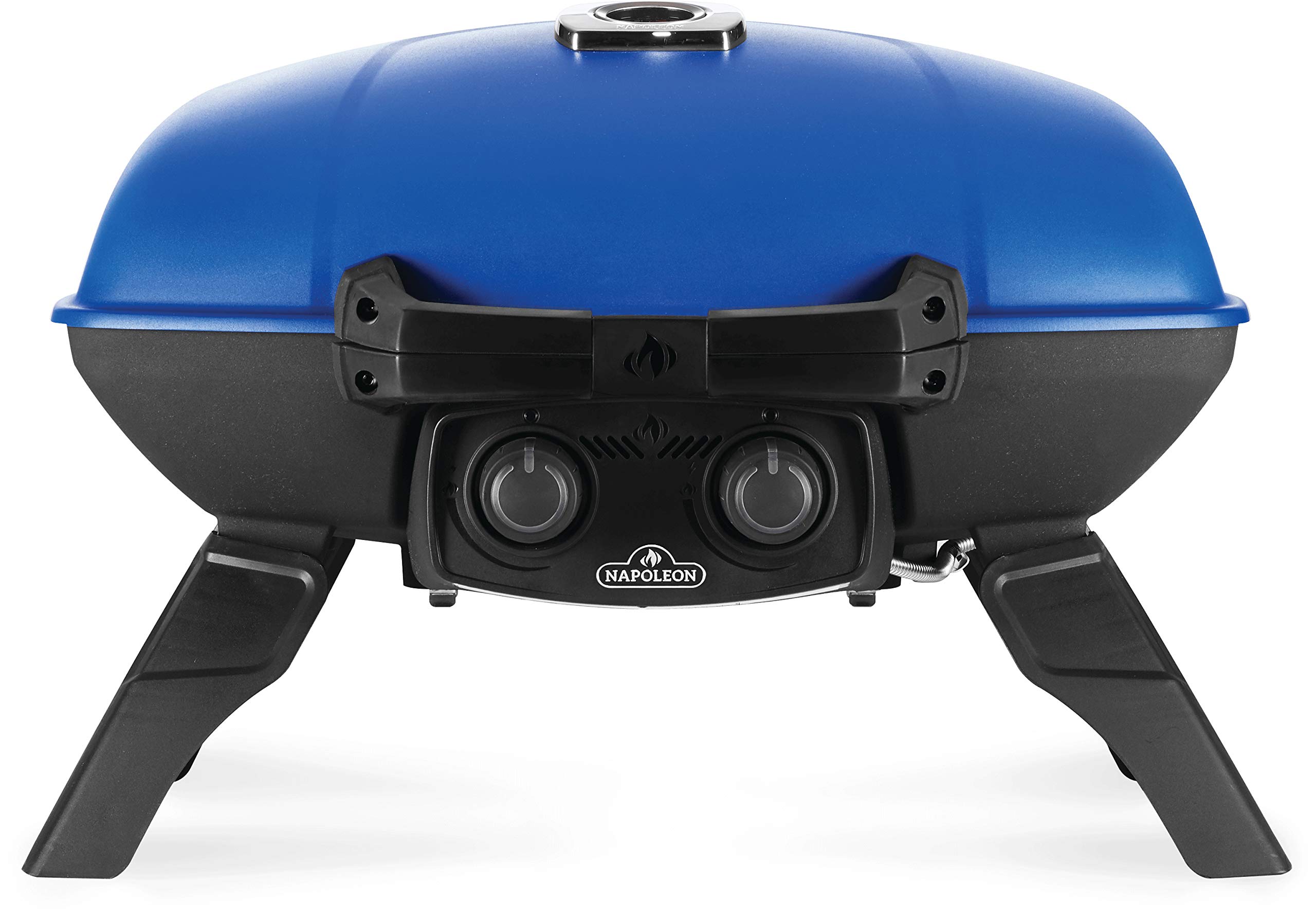Napoleon – TravelQ 285 Portable Propane Gas Grill, Blue – 2 Burners, For Tailgating, Camping, And Small Outdoor Spaces