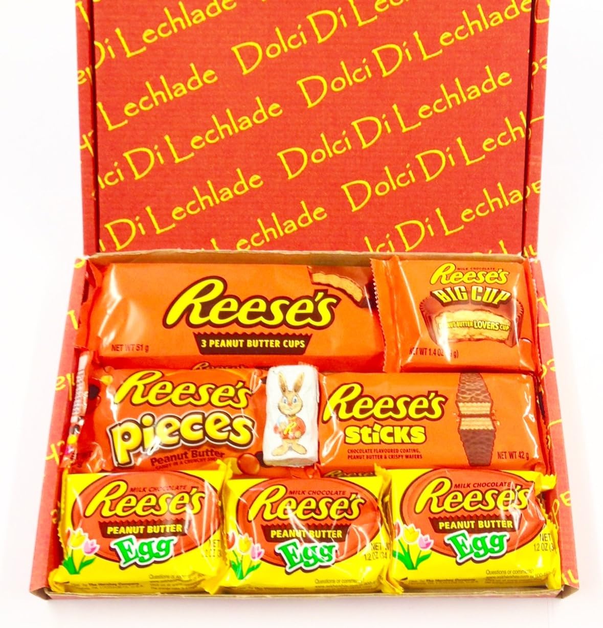 Reeses Easter Egg Chocolate Peanut Butter Gift Box - American Sweets Reese's Easter Egg, Reester - by Dolci Di Lechlade