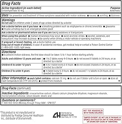 HealthA2Z® Motion Sickness Relief | Dimenhydrinate