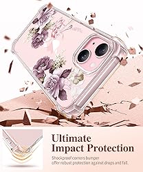 GVIEWIN 3 in 1 Designed for iPhone 15 Plus Case 6.7