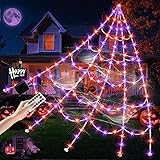 Halloween Spider Web Lights 550 LED Lighted Spider