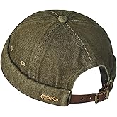 Croogo Denim Docker Hat Fashion Brimless Beanie Hat Retro Worker Skull Cap Rolled Cuff Sailor Cap Hip Hop Dancing Watch Cap