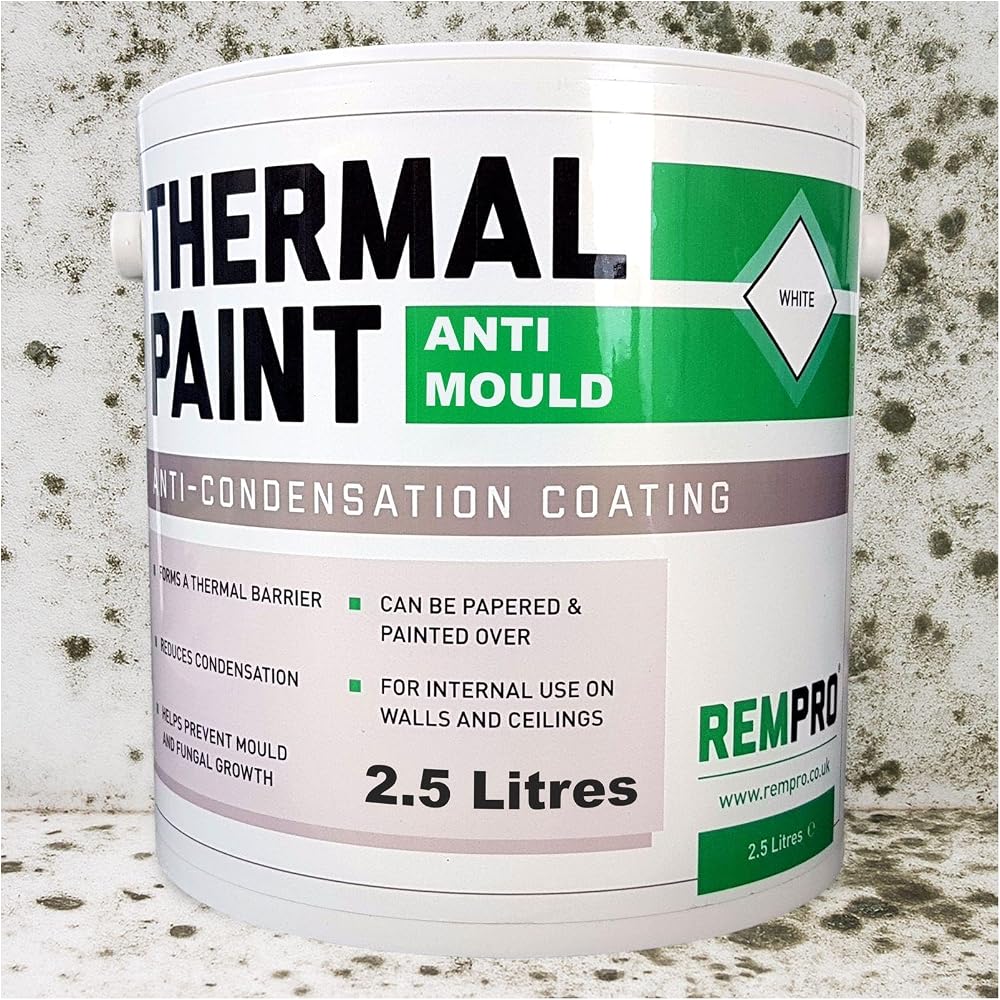 Rempro Thermal Paint 2.5L Anti Mould Insulating Glass Bubble Finish