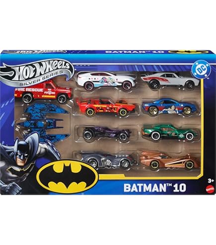 Amazon.com: Hot Wheels Toy Cars, 10-Pack of Batman-Themed 1