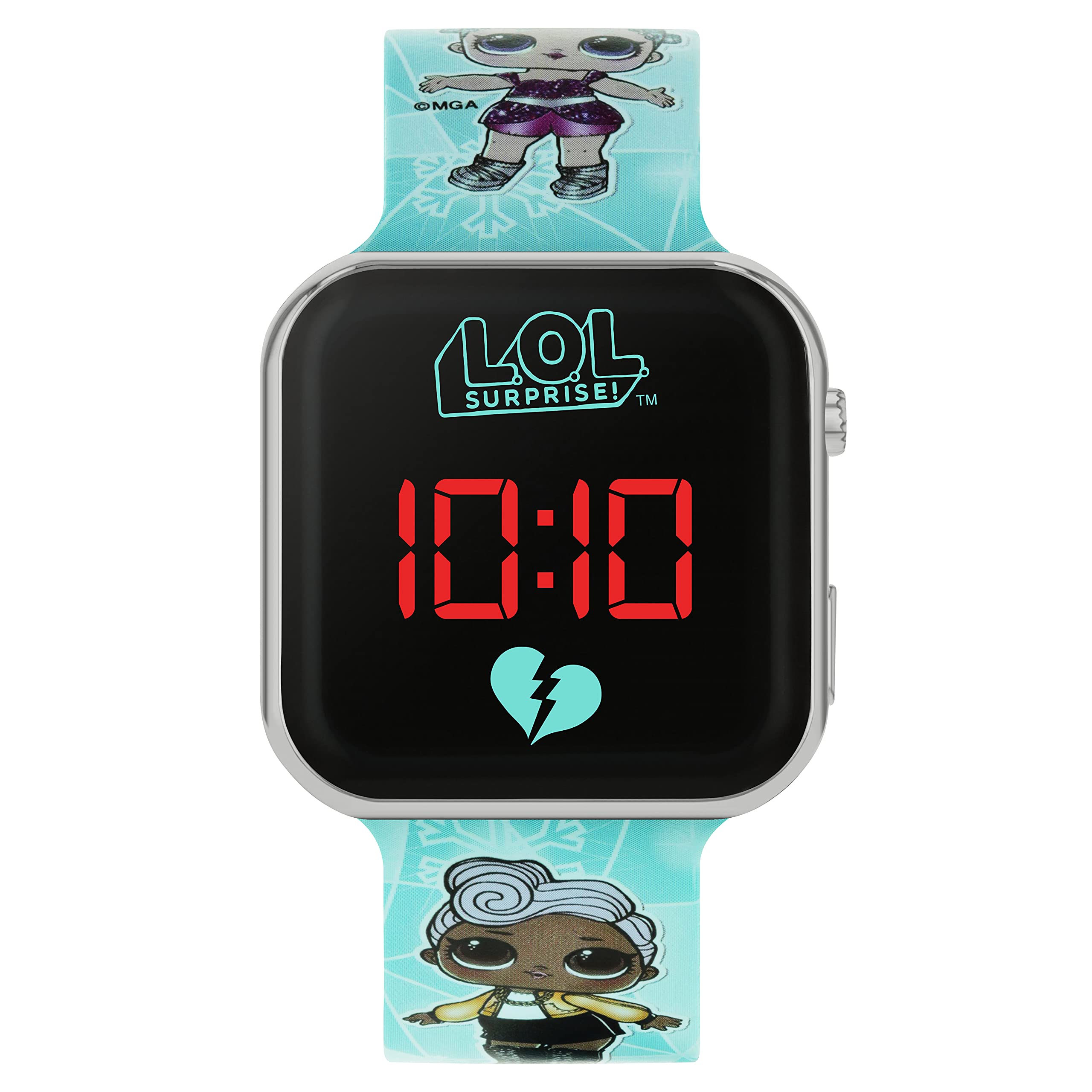 Disney LOL Kids Printed Blue Silicon Strap Watch LOL4531