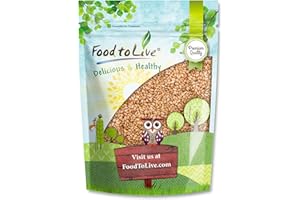 Food to Live Toasted Hulled Sesame Seeds, 2 Pounds – Crunchy and Nutritious Snack, Oven Roasted, Unsalted, No Oil Added, Perfect for Cooking, Baking, Smoothies and Salads, Vegan, Kosher, Bulk