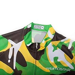 JPOJPO Men's Cycling Jersey Bicycle Short Sleeved