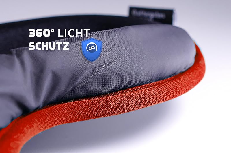 ® 3D Schlafmaske/Abdunkelnde Schlafbrille/Super Comfy Augenmaske/Augenbinde (Moon Grey)