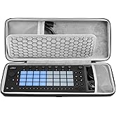 GEEKRIA Hard Shell Travel Carrying Case, EVA Protective Bag Compatible with Ableton Move (Dark Gray)