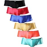 iKingsky Men's Cheeky Thong Underwear Sexy Mini Cheek Boxer Briefs