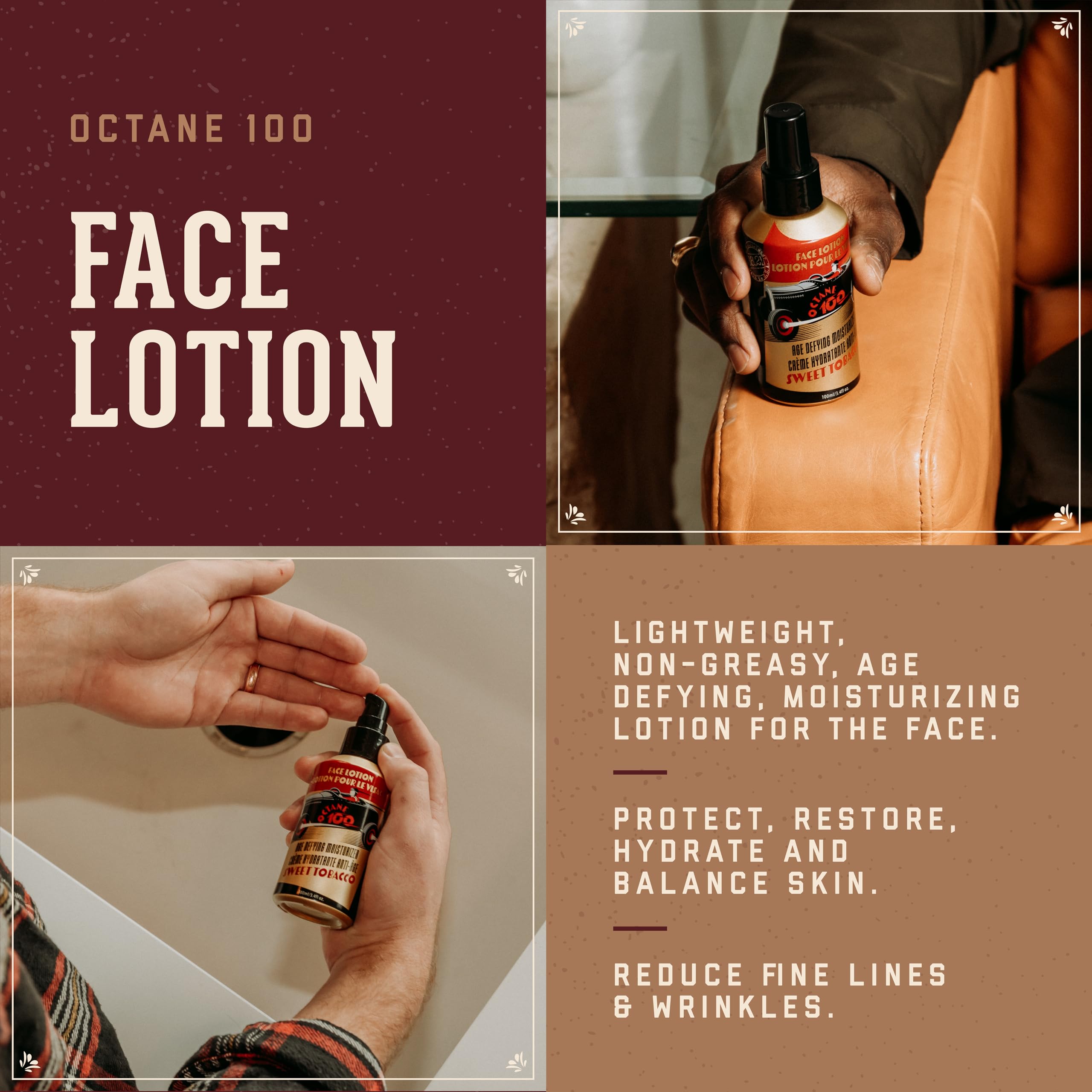 18.21 Man Made Octane Series Moisturizing Lotion