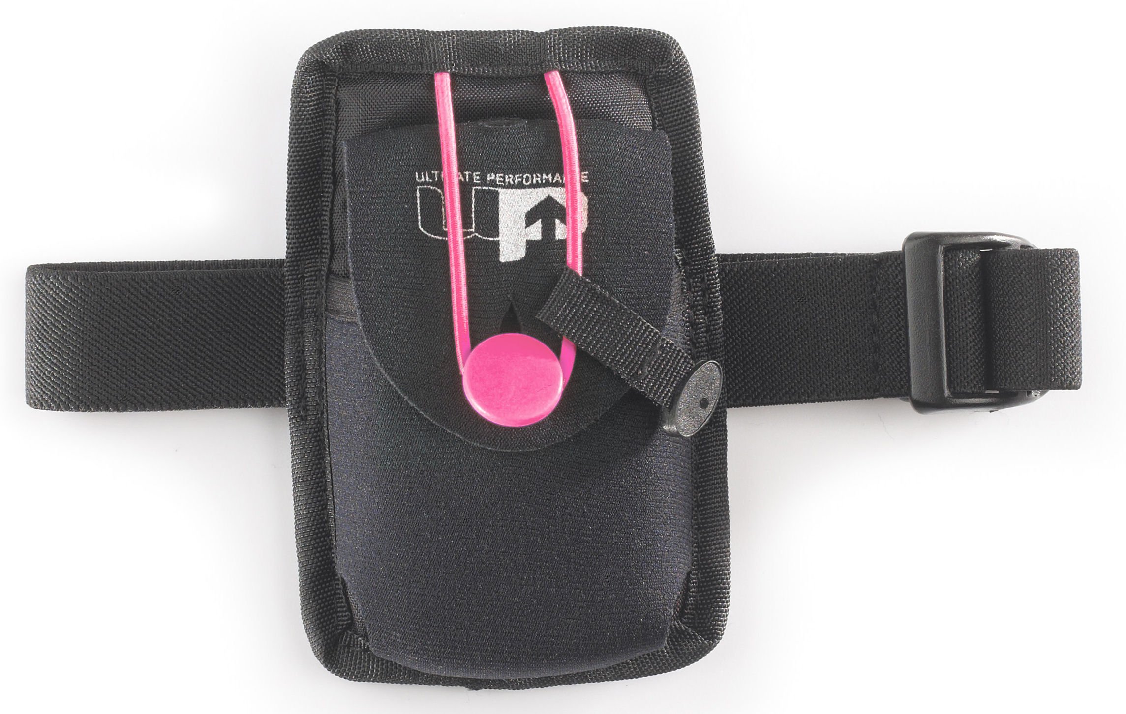 Ultimate Performance UP Knebworth Women's Phone/Mp3 Armband - Black/Pink, One Size