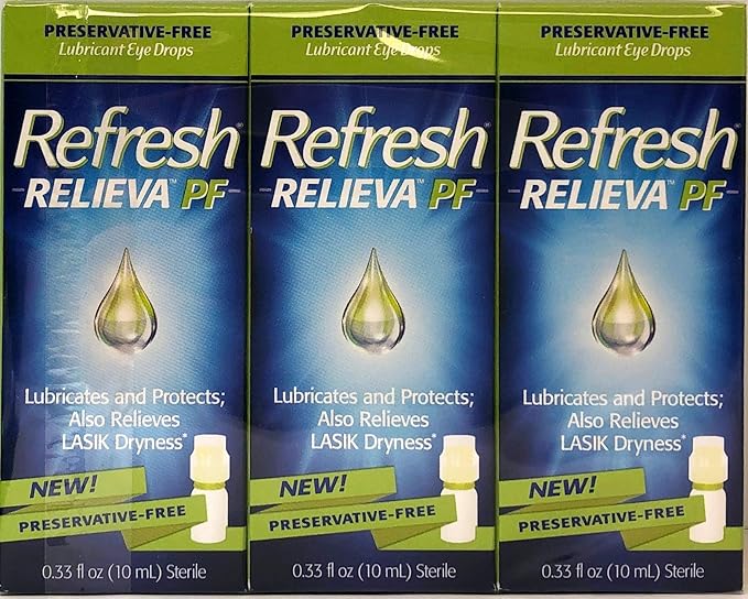 Refresh Relieva PreservativeFree Lubricant Eye Drops 0.33