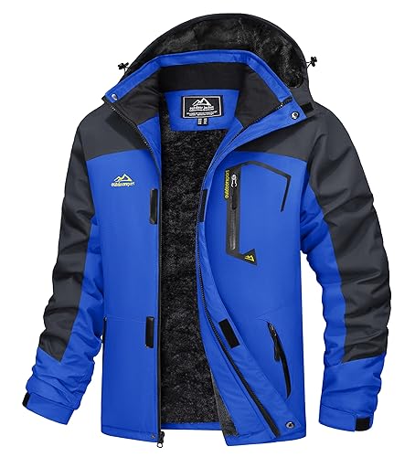 Mens Ski Jacket Fleece Jacket Snow Jacket Skiing Jacket Men Winter