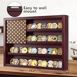 TJWZXX Challenge Coin Holder Display Case Wall