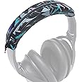 WC BandZ QC - Silicone Headband Cover for Bose QuietComfort 35, 35ii, 45, QC 2023 & More, Made by Wicked Cushions | Enhanced Style, and Sweat Protection | 90's Black