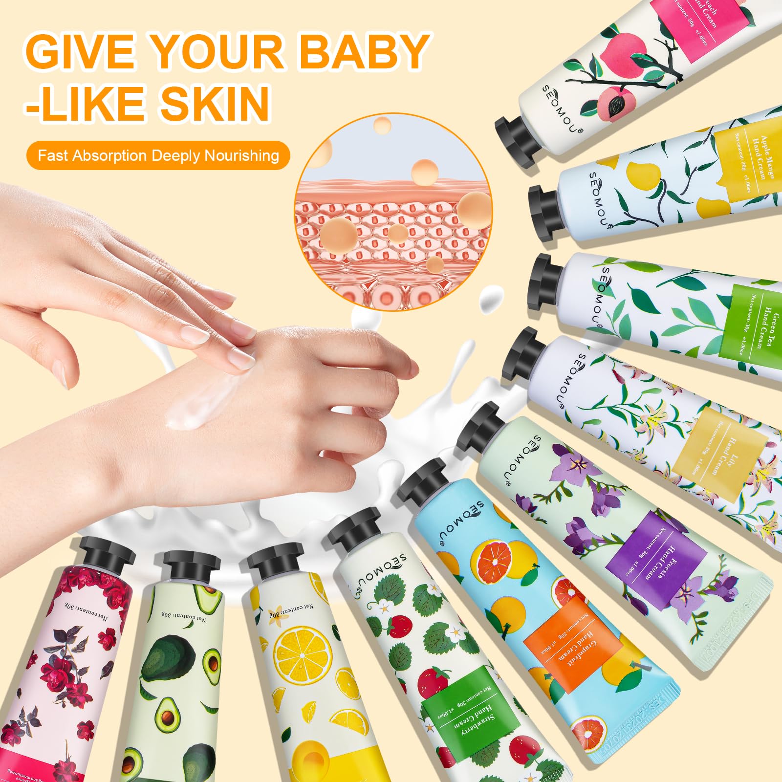 36 Pack Hand Cream Set, Hand Lotion Travel Size, Valentines Day Gifts For Her, Bulk Gifts For Women Coworker, Bulk hand Cream,Travel Size Lotion, Mini Hand Cream, Nurse Gifts Teacher Bridesmaid Gifts